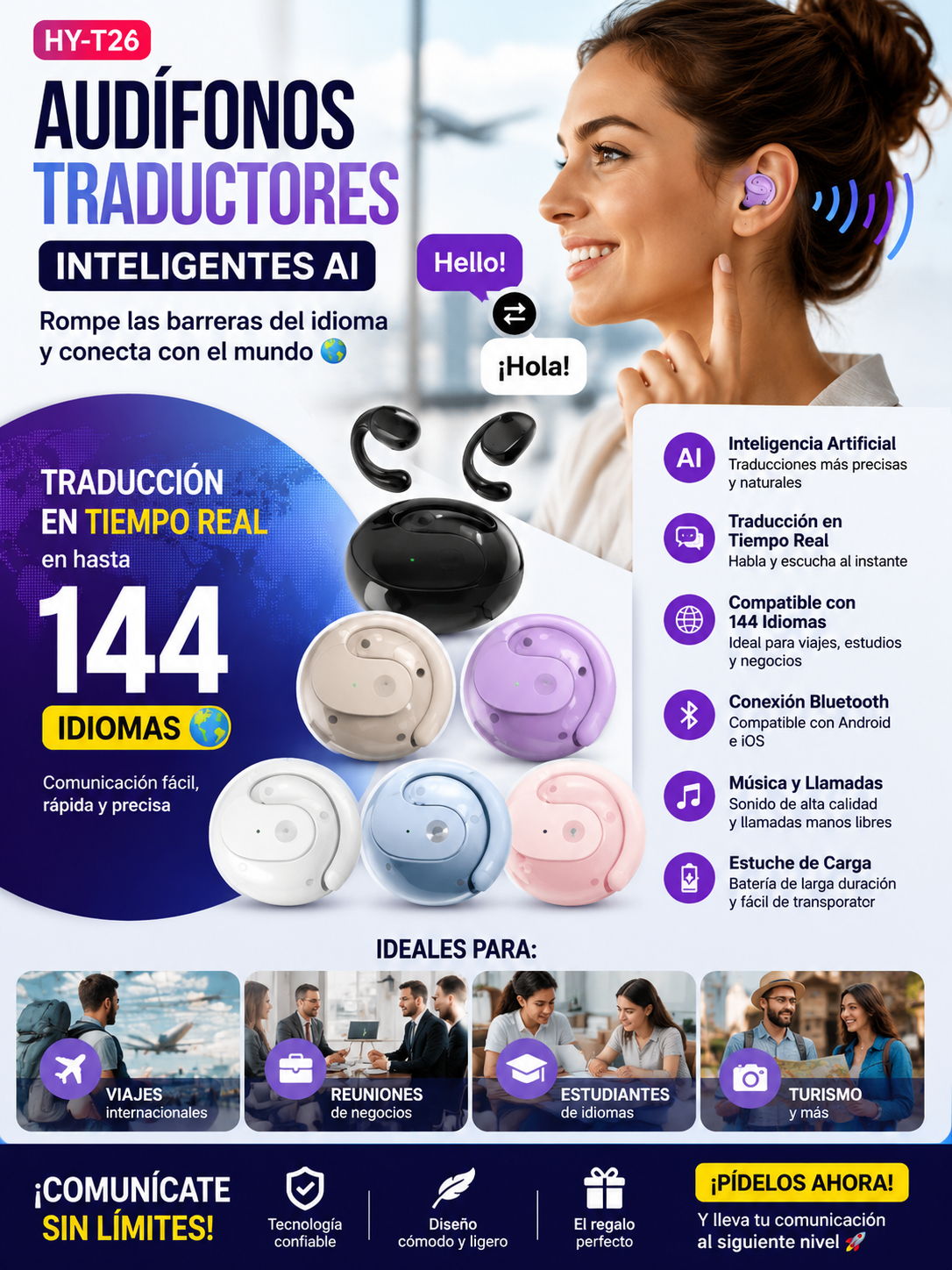Audífonos Traductores Inteligentes