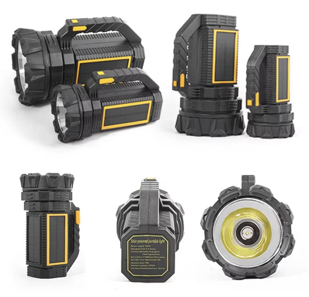 Linterna Led Emergencia con carga solar