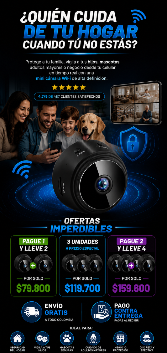 PROMO 2X1 MINI CAMARA ESPIA NOVACAM