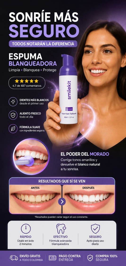 Espuma Blanqueadora  Dental