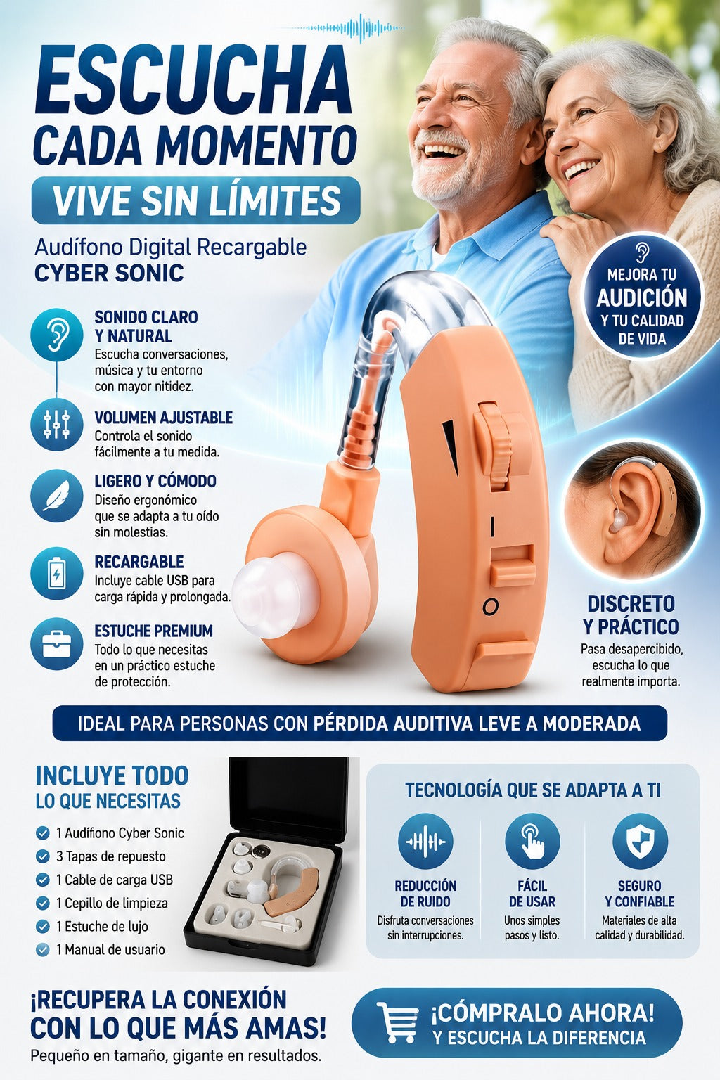 TE Audífonos Para  Sordos