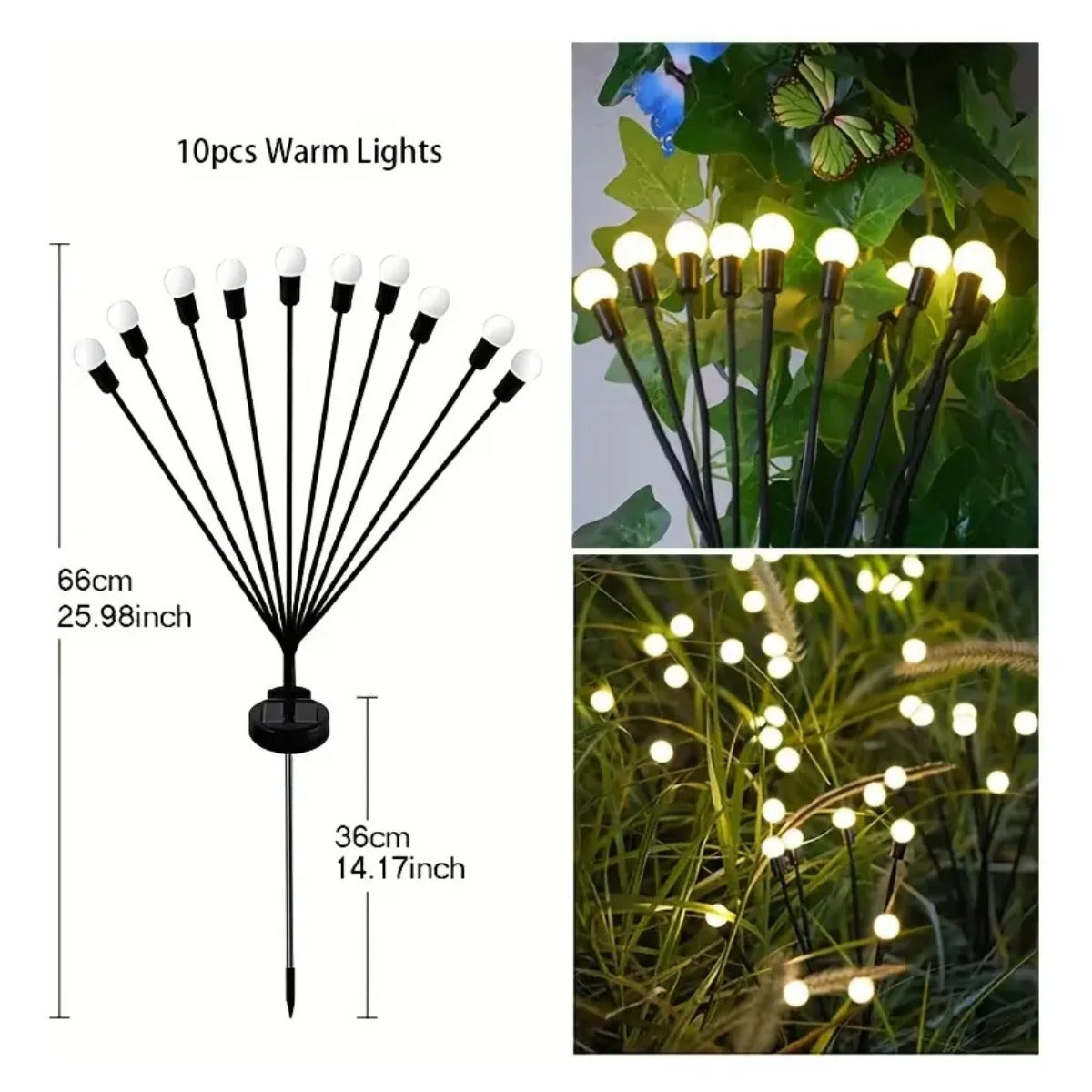 Kit De Iluminación Solar For Jardín
