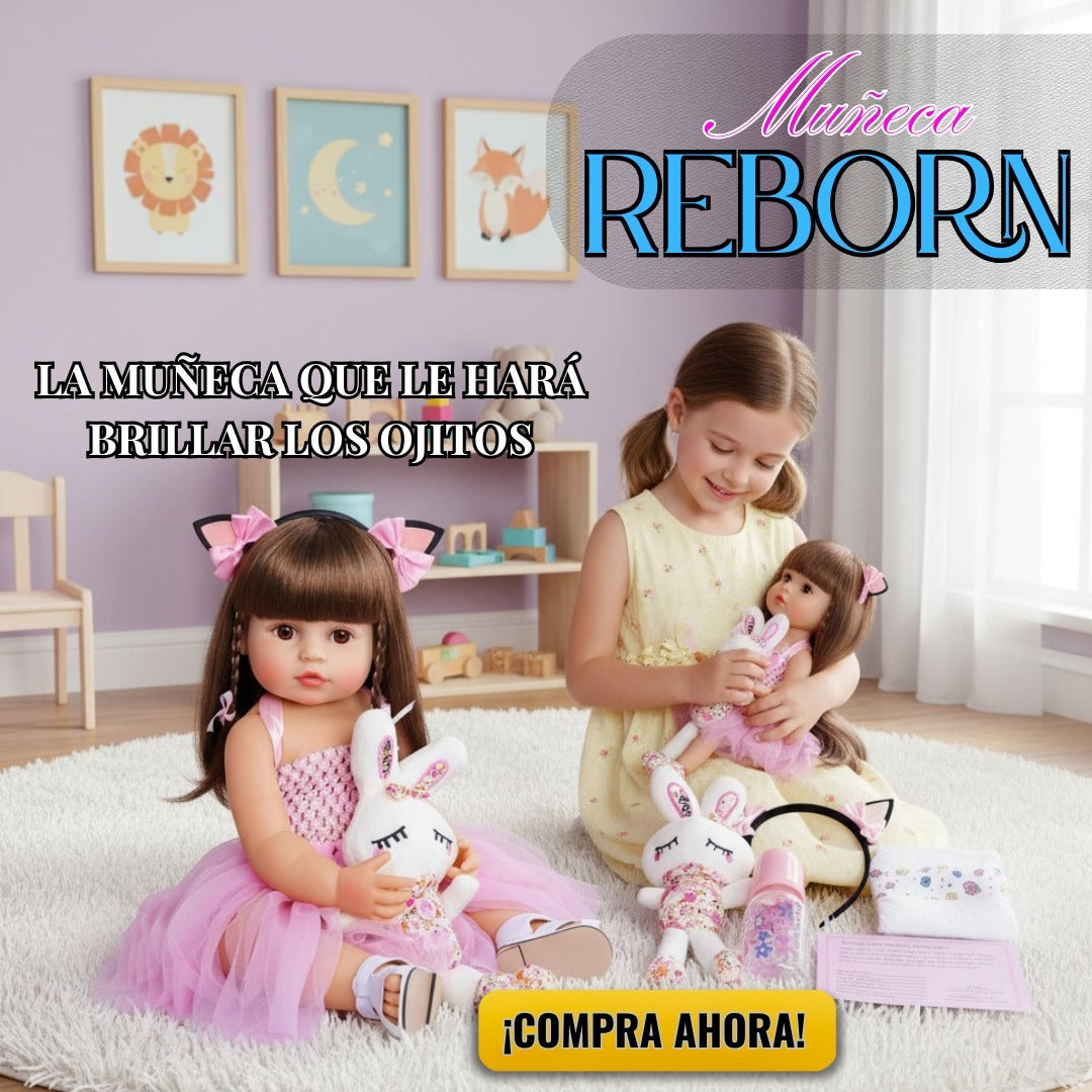 MUÑECA REALISTA EN SILICONA REGALO NIÑAS