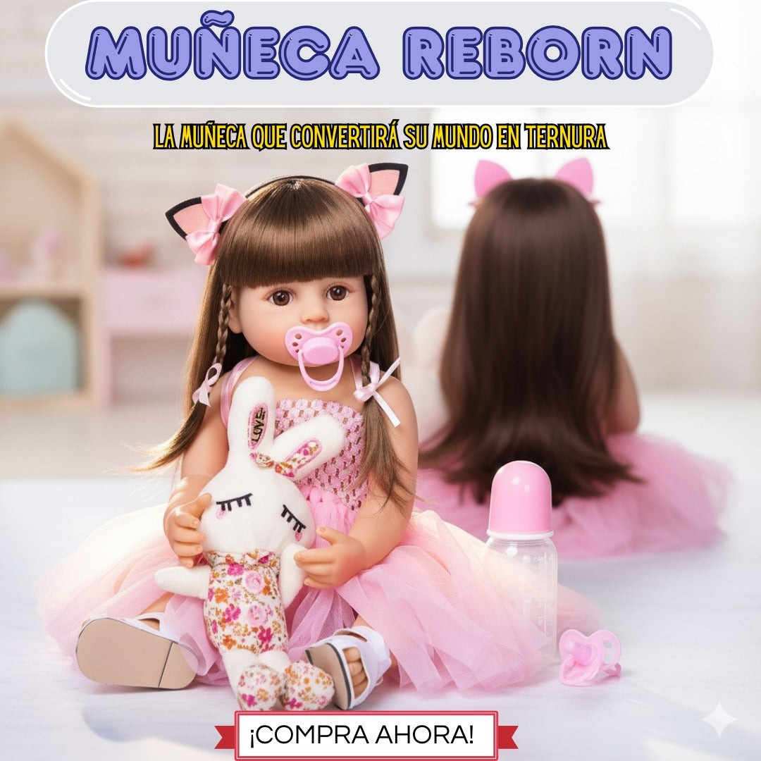 MUÑECA REALISTA EN SILICONA REGALO NIÑAS