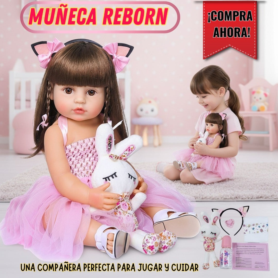 MUÑECA REALISTA EN SILICONA REGALO NIÑAS