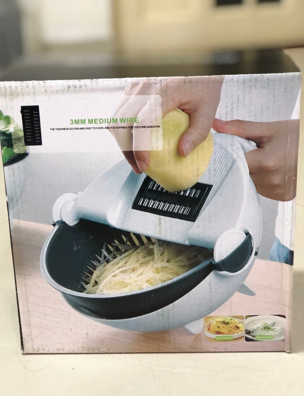 Cortador De Verduras Con Escurridor De C