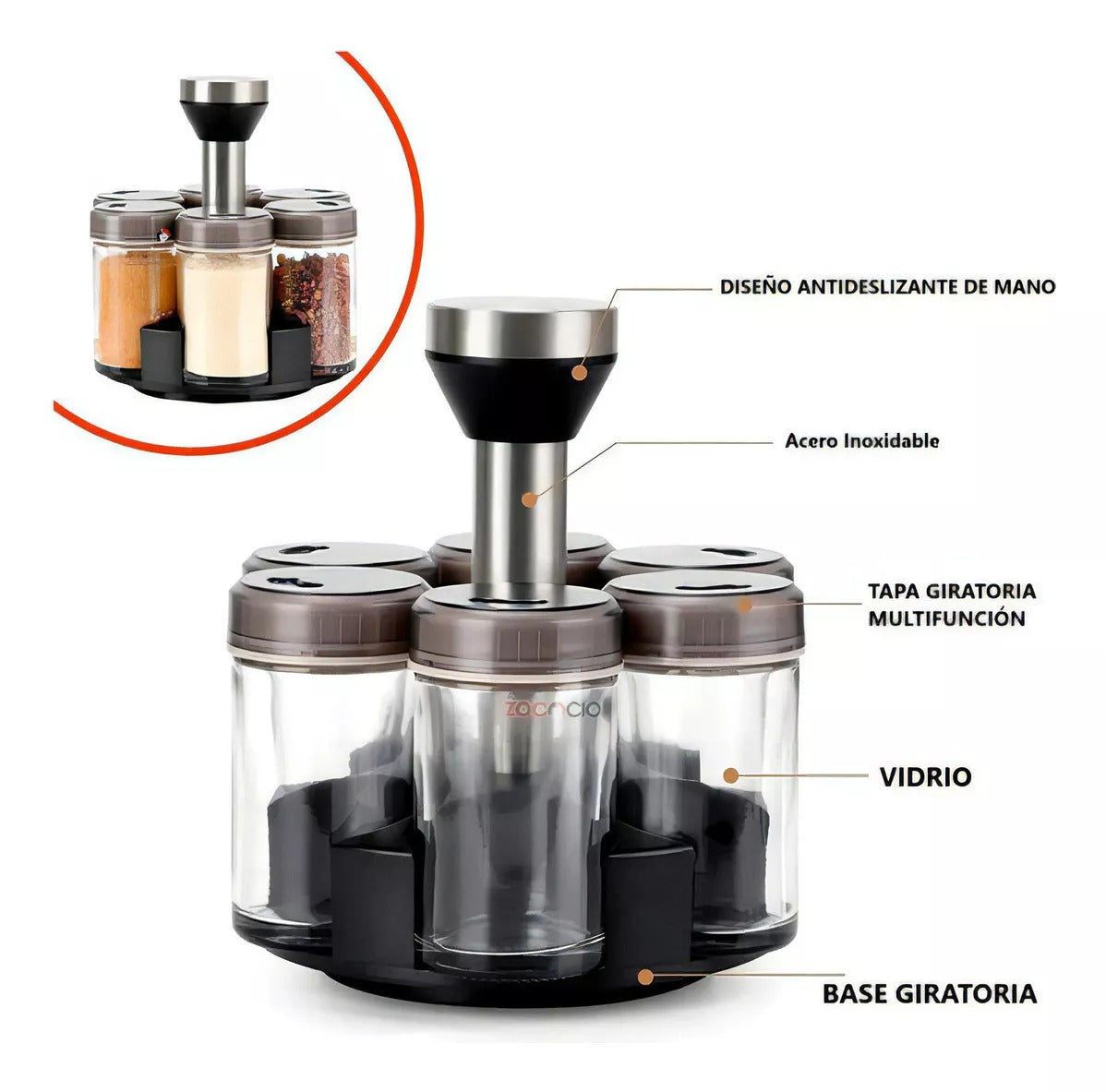 SET DE CONDIMENTOS PARA COCINA
